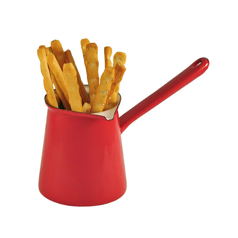 Urban Style 7Cm Enamel 750Ml Turkish Coffee Pot (Red) 2