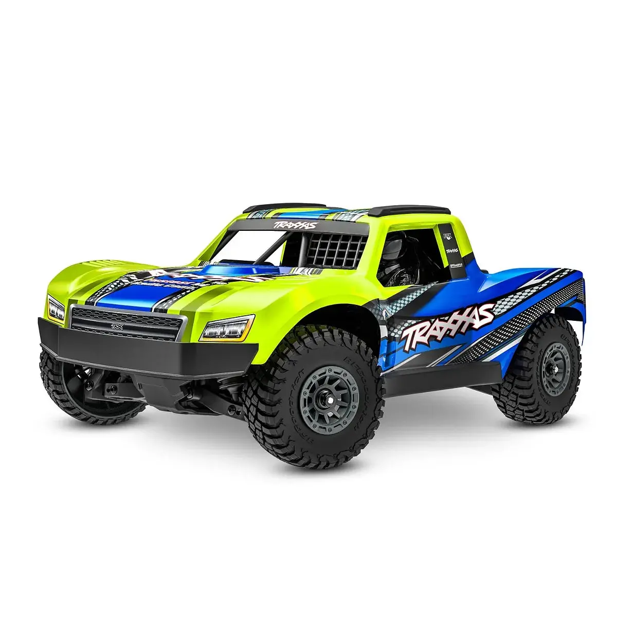 Traxxas Mini Slash 4X4 Bl2s Rc Short Course Truck Electric Brushless 4Wd 1/16 Scale Rtr - Yellow 1