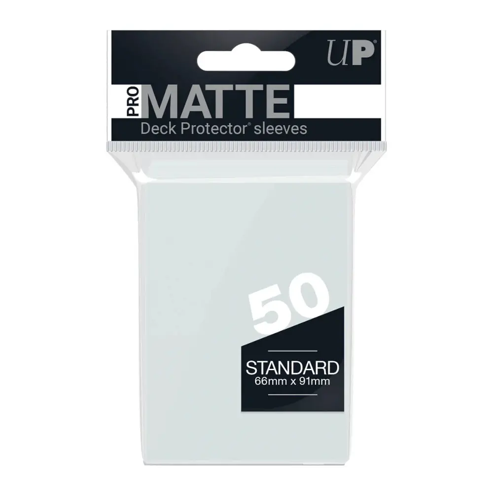 Ultra Pro: Up84490 Pro-Matte 50Ct Standard Deck Protector Sleeves: Clear 1
