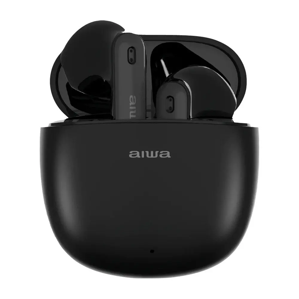 Aiwa In-Ear Budstem Bluetooth Earbuds (Black) 1