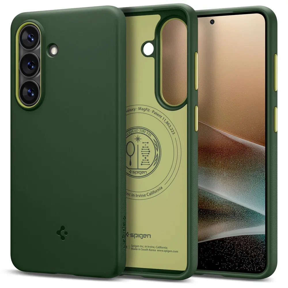 Spigen Galaxy S26 Nano Pop (Magfit) Case (Avo Green) 1