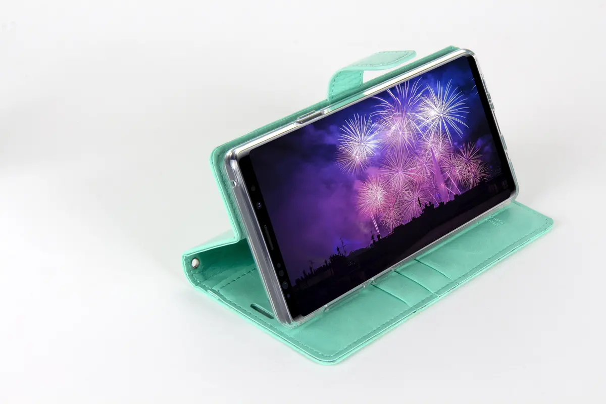 Goospery Bluemoon Diary For Galaxy S22 Ultra - Mint 1