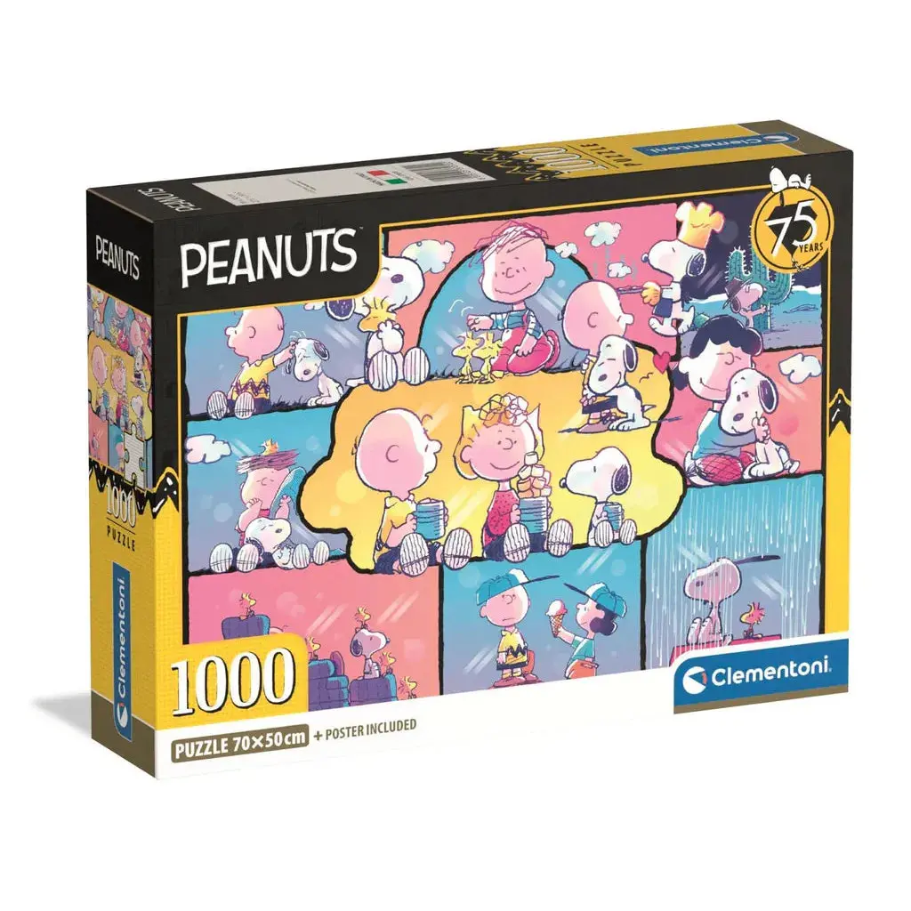 1000Pc Peanuts 2 75 Years Poster Included Puzzle 1