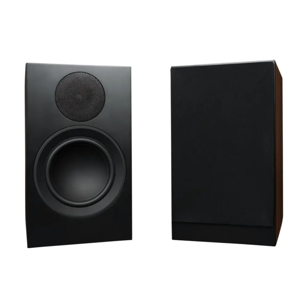 Scansonic Hd 2-Pieces L7 Series Bookshelf Home Speakers 150W (Walnut) 1