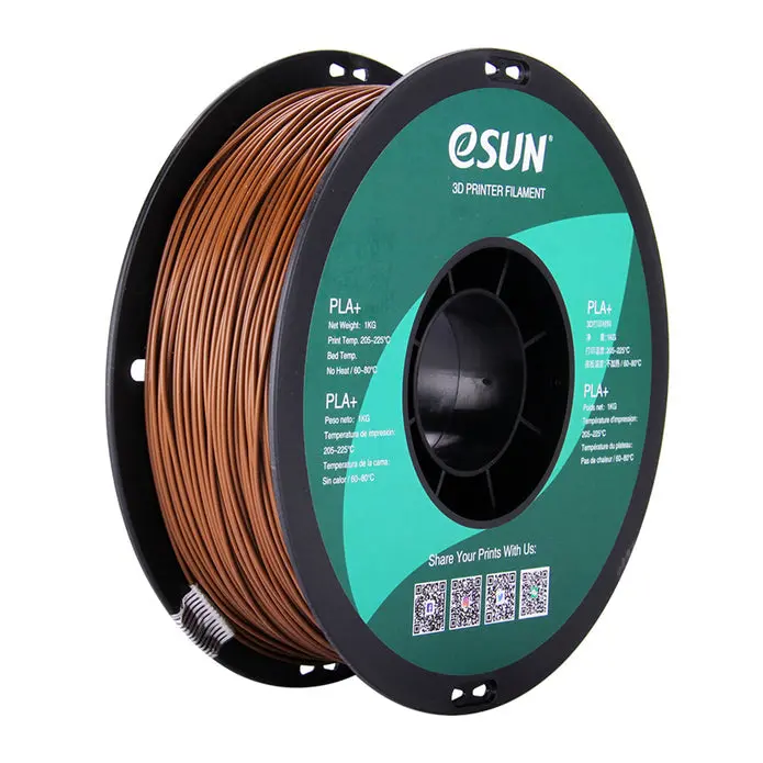 Esun Pla+ Hs High Speed 3D Print Filament 1.75Mm 1Kg - Brown 1