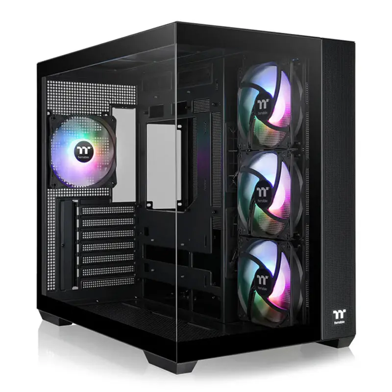 Thermaltake View 380 Tg Argb Mid Tower Atx Case - Black (Ca-1Z2-00M1wn-00) 1