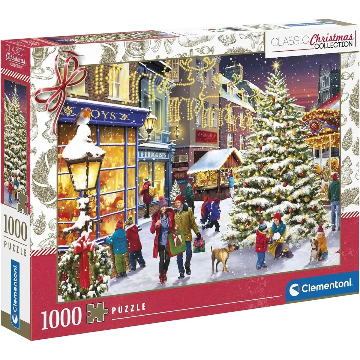 Clementoni Puzzle Christmas Village 1,000 Pieces 1