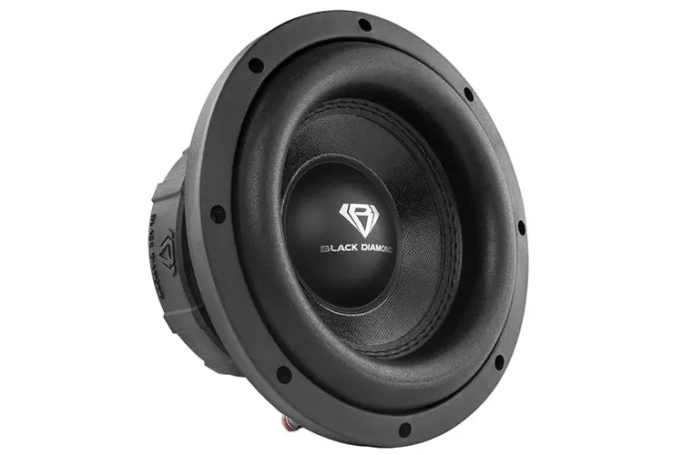 Black Diamond Dia-8S 8" Car Subwoofer 4-Ohm Svc 400W Max 1