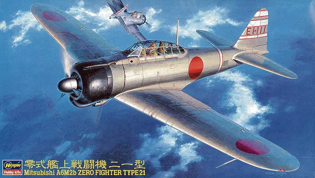 Hasegawa 1/48 Mitsubishi A6m2b Zero Fighter Type 21 (Zeke) 1