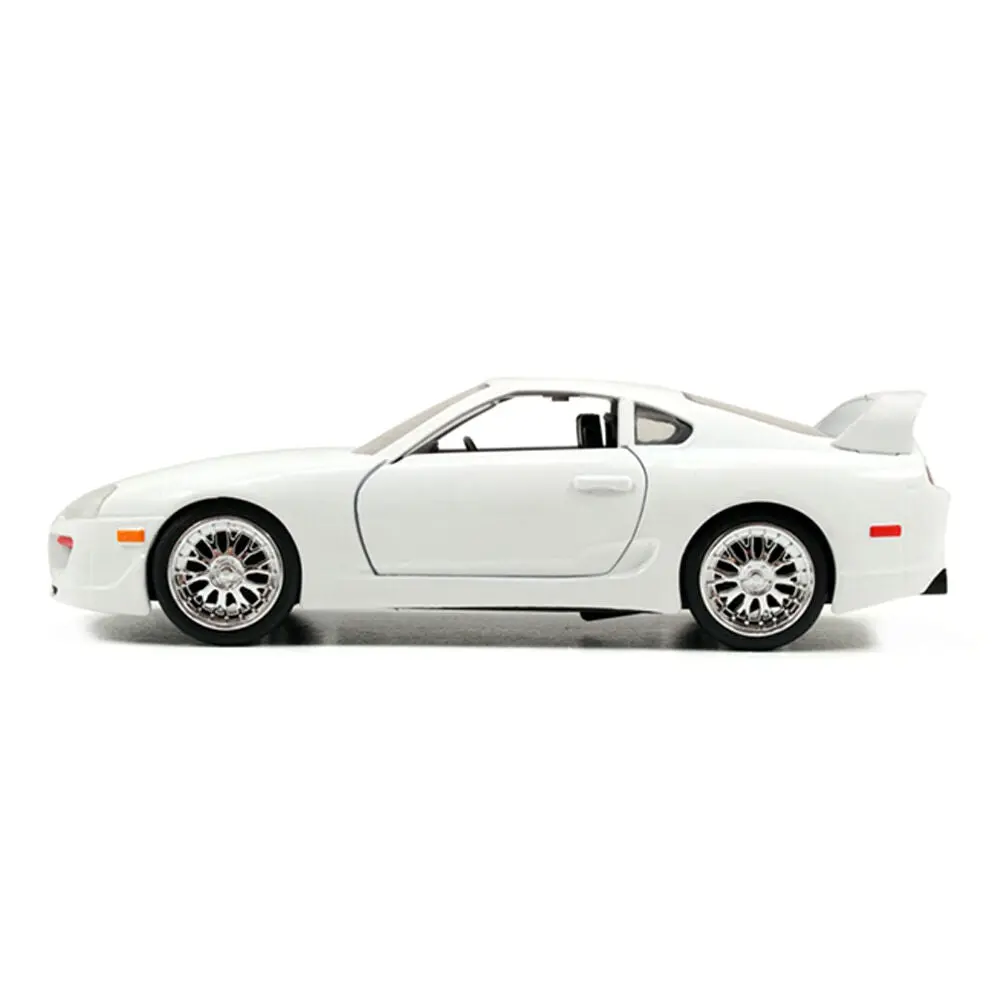Jada 1:32 Scale Fast And Furious 1995 Toyota Supra White Diecast Vehicle Model 2