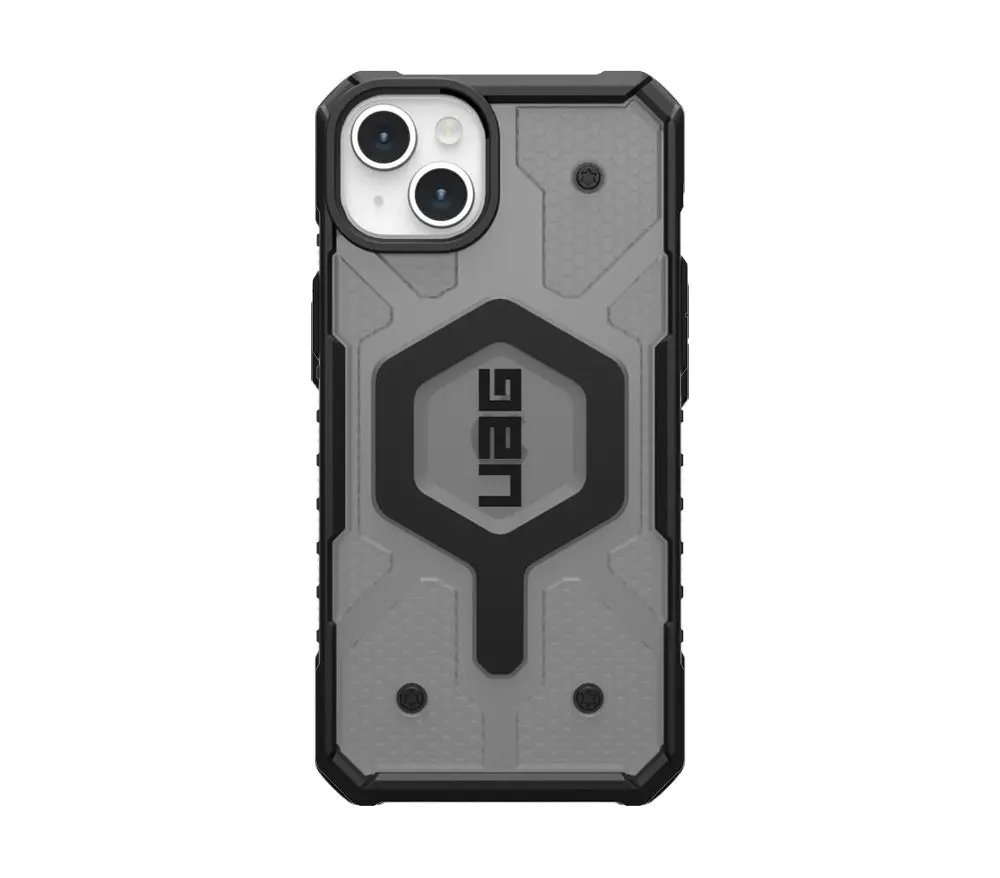 Uag Phone Case For Iphone 15 Clear Pathfinder Magsafe (Ash/Clear) 1