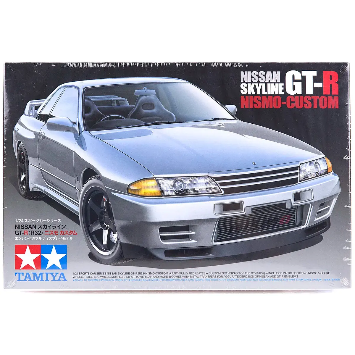 Tamiya 1/24 Nissan Skyline Gt-R (R32) Nismo-Custom Scaled Plastic Model Kit 1