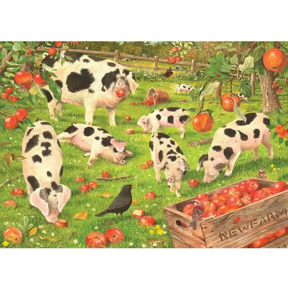 1000Pc Kith & Kin: Apple Orchard Pigs 2