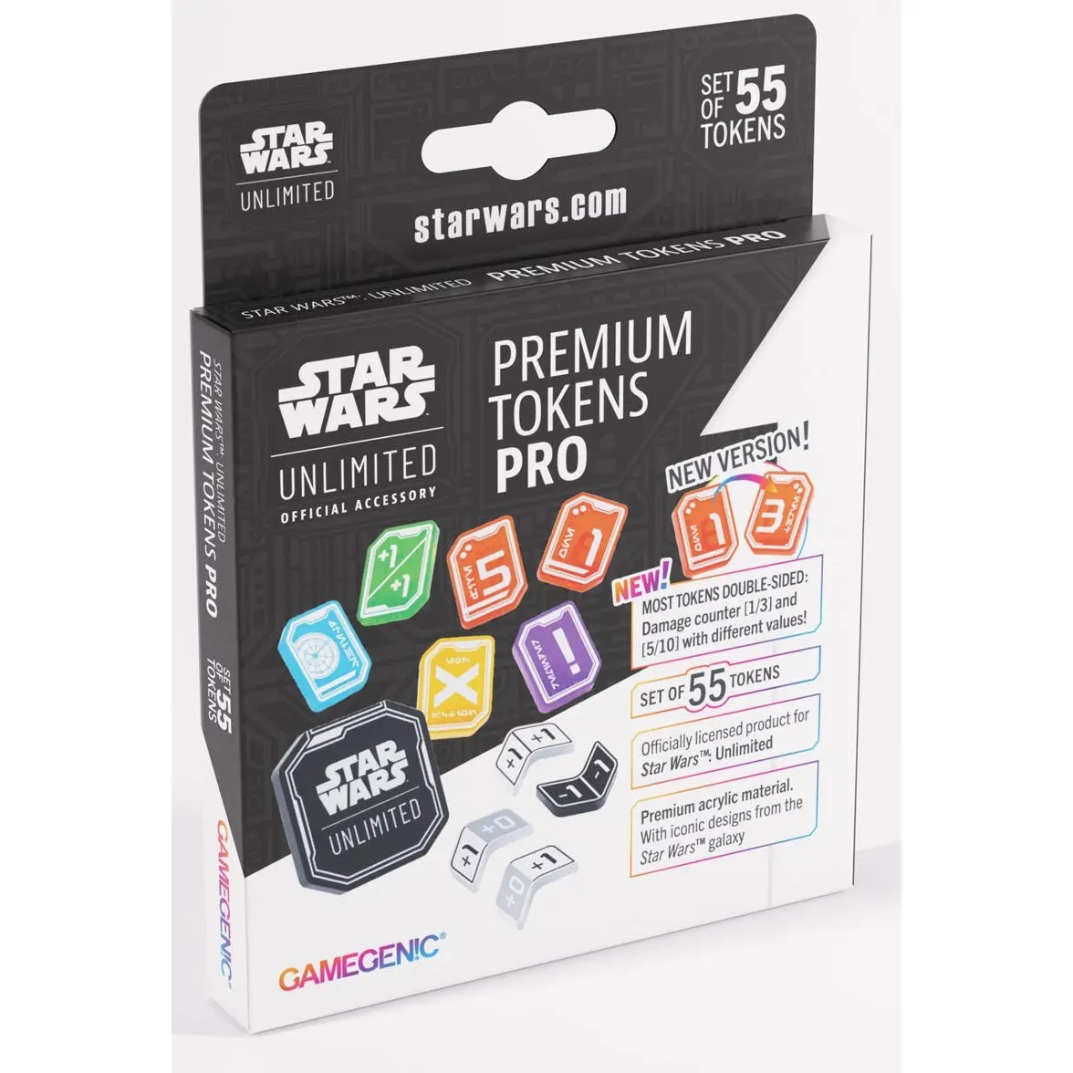 Gamegenic Star Wars Unlimited Acrylic Tokens Pro 1