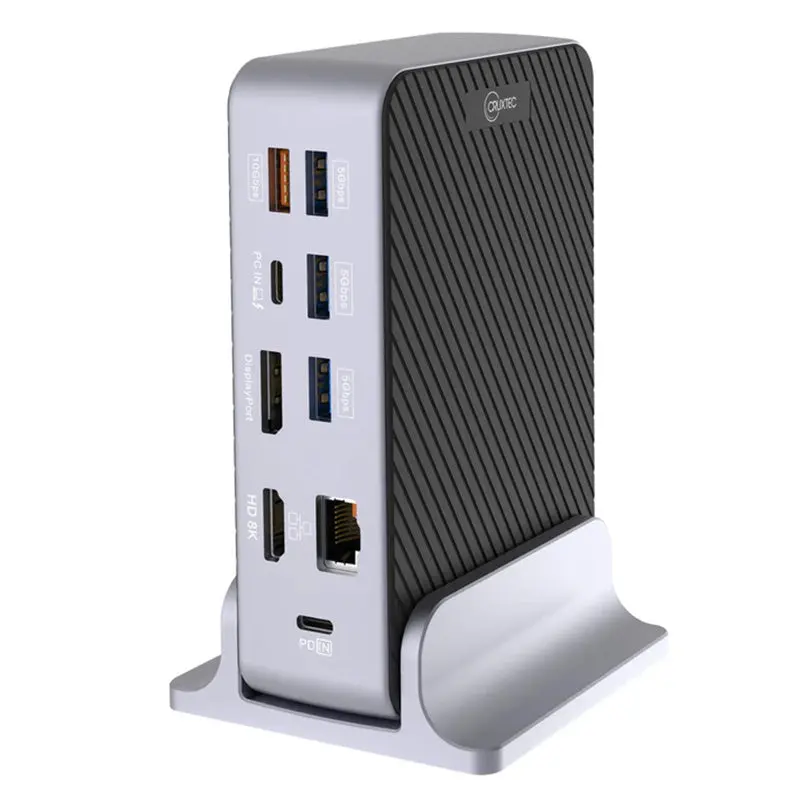 Cruxtec Universal 15-In-1 Usb-C Multifunctional Docking Station (Cdk15-Bk) 1