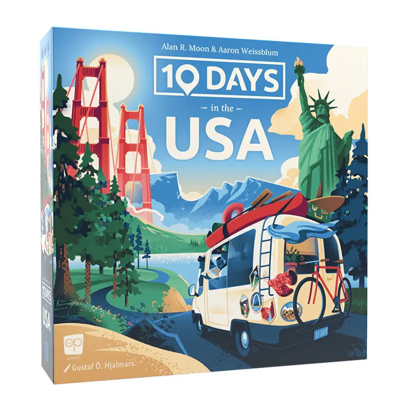 The Op 10 Days In The Usa Board Game 1