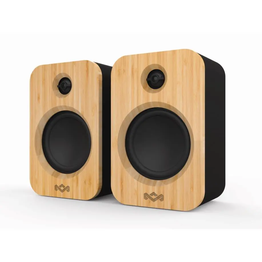 Marley Get Together Duo Bookshelf Bluetooth Speakers 1