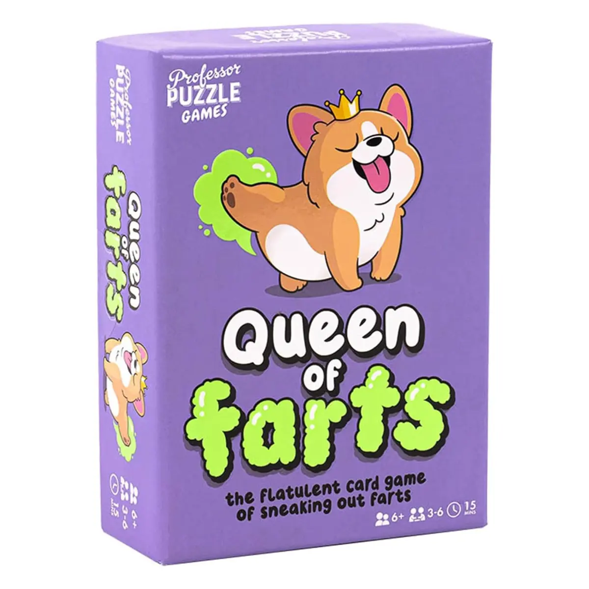 Professor Puzzle Queen Of Farts Flatulent Card Game 1
