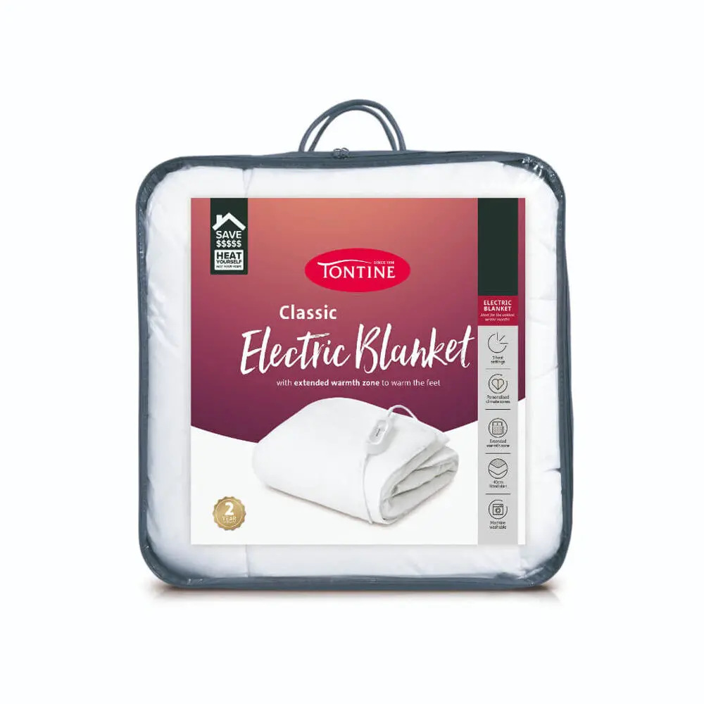 Tontine Classic Electric Blanket With Dual Climate Zones (King) 1