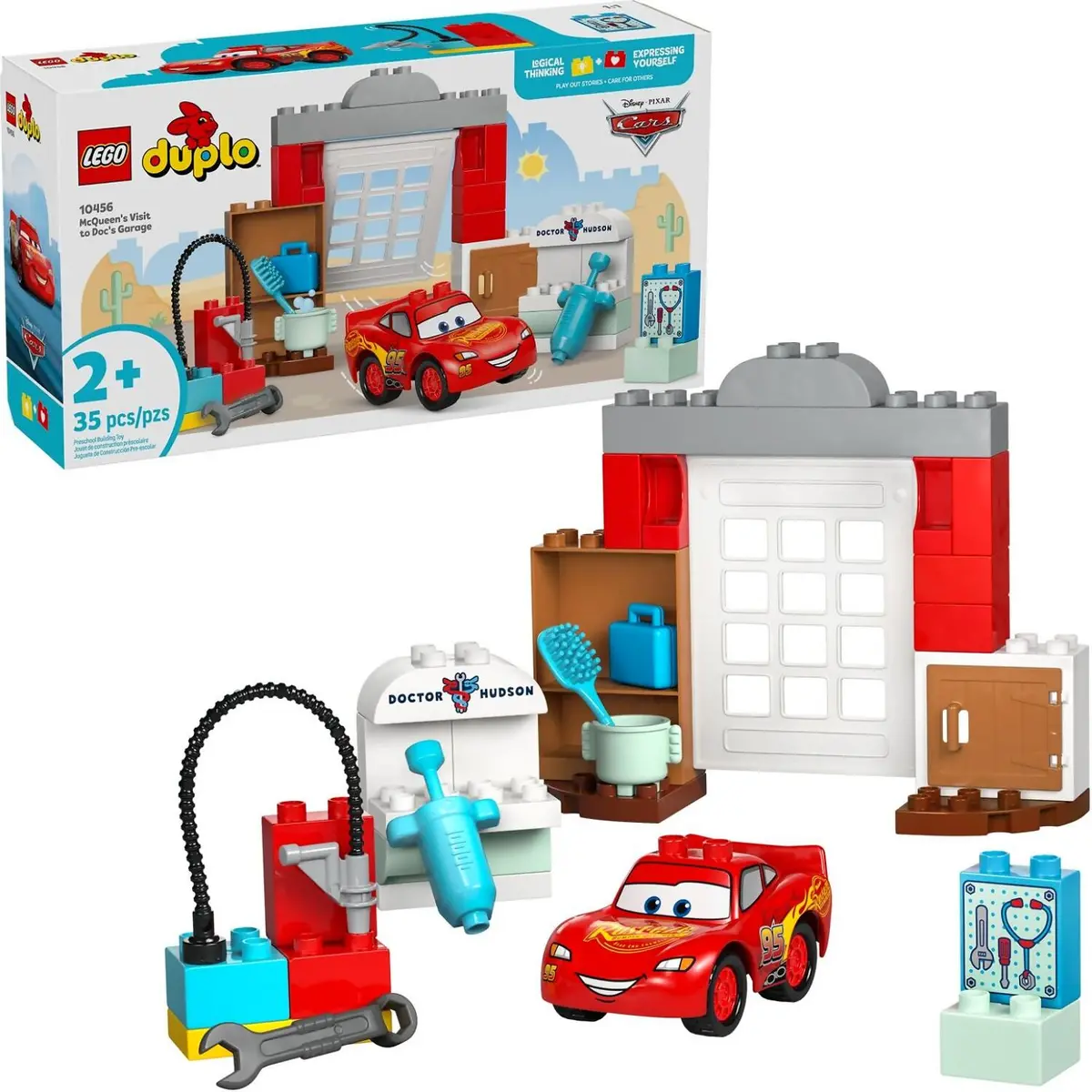 Lego 10456 Mcqueens Visit To Docs Garage - Duplo 1