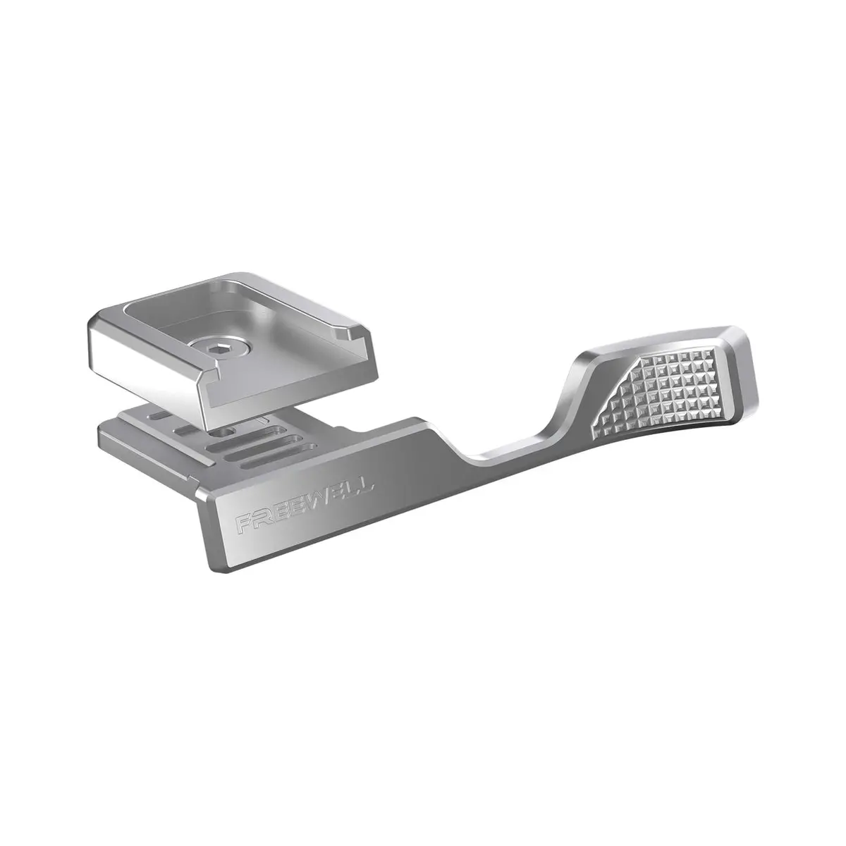 Freewell Thumb Grip With Cold Shoe Mount For Fuji X100vi (Silver) 1