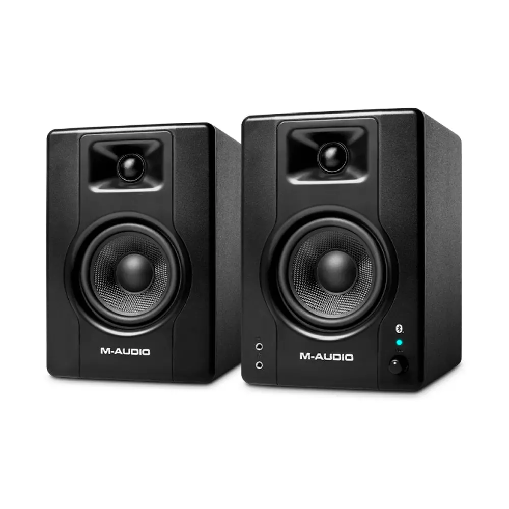 M-Audio Bx4 Bluetooth Studio Monitors Speaker Set With 4-Inch Woofer 120W 2Pc 2