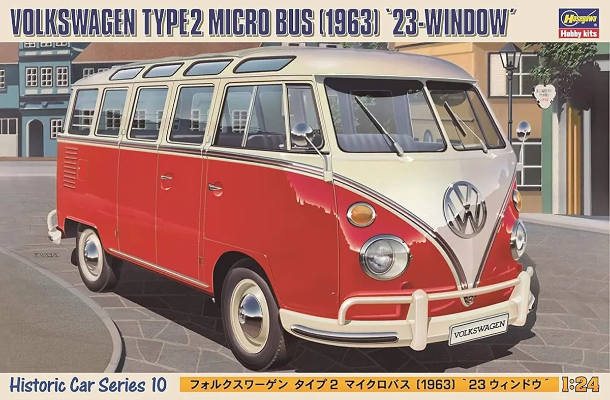 Hasegawa 1/24 Volkswagen Type 2 Micro Bus 1963 23 Window 1