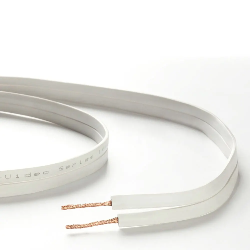 Taga Harmony 16Awg Flat Speaker Cable - 2X20m Trimmed Lengths Grey 1