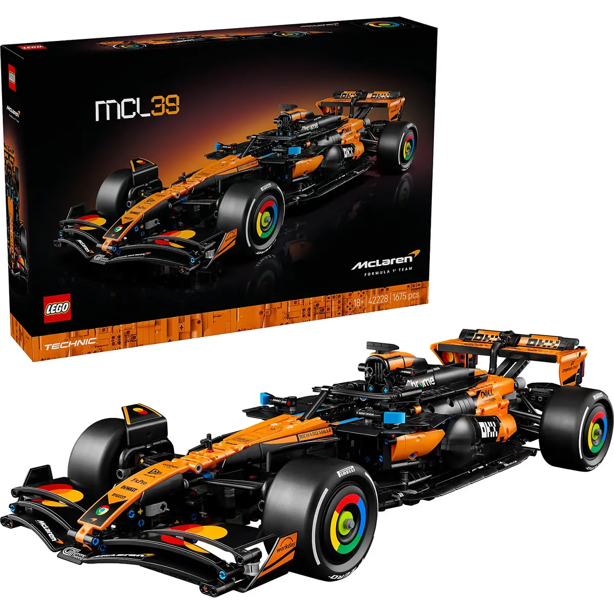 Lego 42228 Mclaren Mcl39 F1 Car - Technic 1