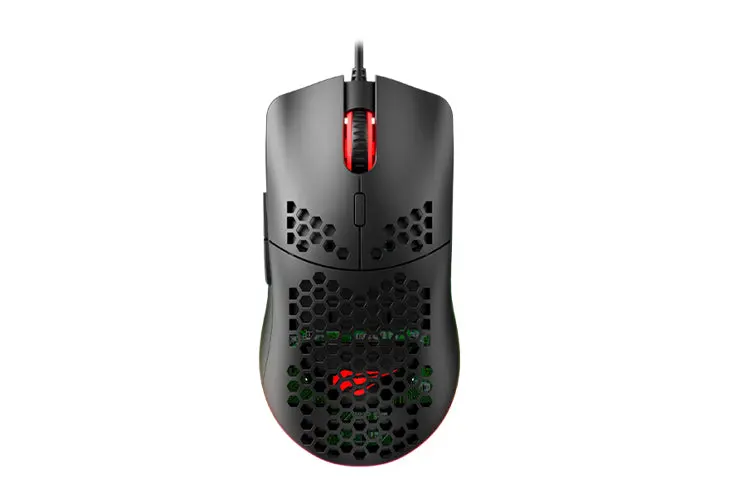 Havit Ms1023 Rgb Backlit 6400 Dpi Honeycomb Shell Gaming Mouse 1