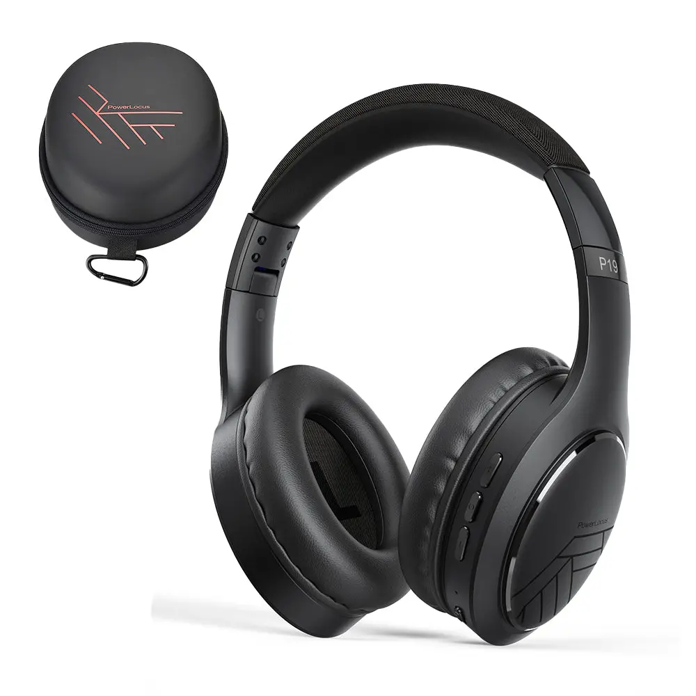 Powerlocus P19 Comfort Bluetooth Headphone (Black) 1