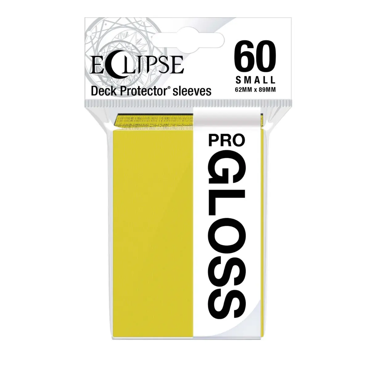 Ultra Pro: Up15632 Eclipse Gloss Small Sleeves 60 Pack (Lemon Yellow) 1