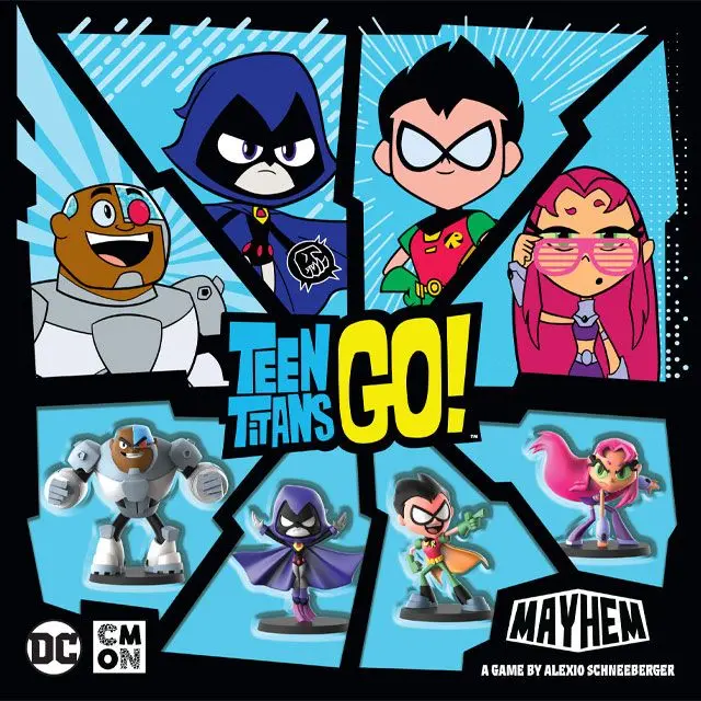 Cmon Teen Titans Go! Mayhem Board Game 1