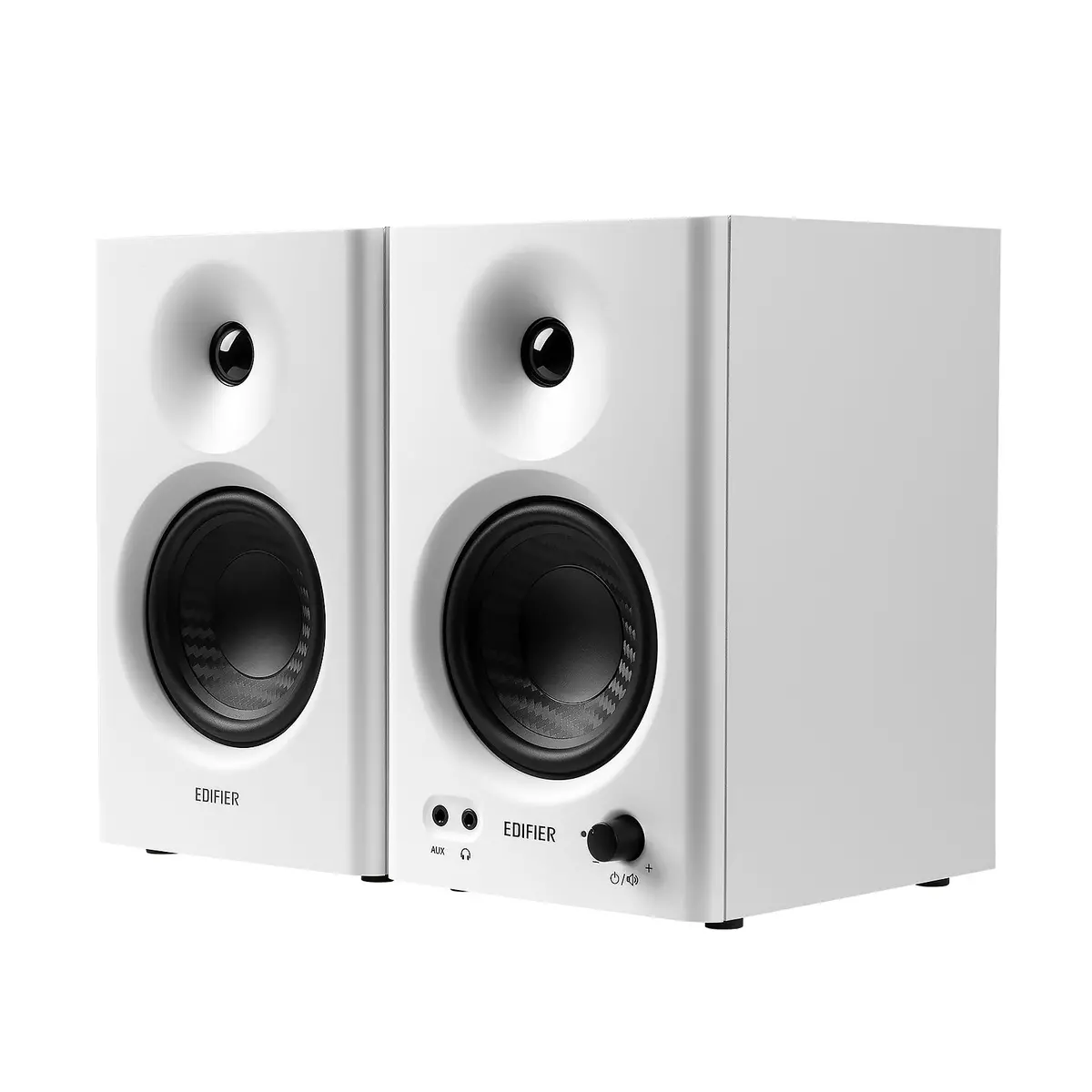 Edifier Mr4 Powered Studio Monitor Speakers, 4" Active Near-Field Monitor Speaker - White (Pair) 1