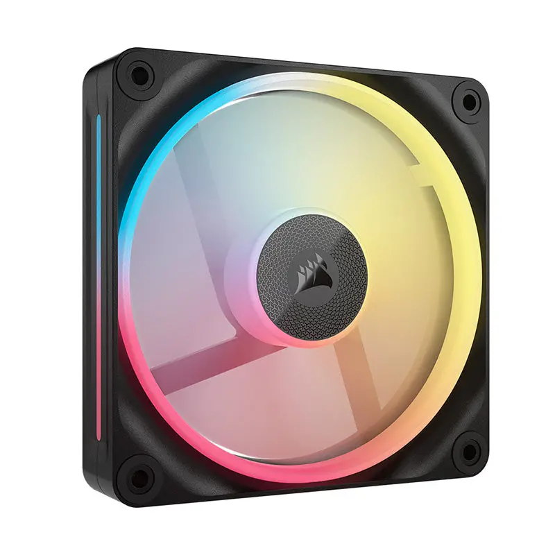 Corsair Lx120-R Rgb Black 120Mm Pwm Reverse Fan 1 Pack (Co-9051049-Ww) 1