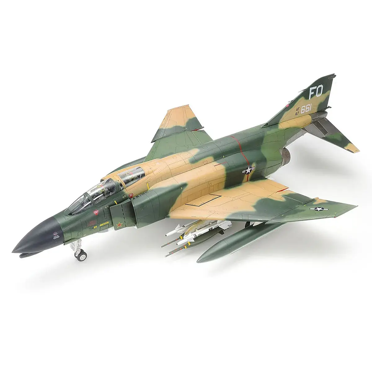 Tamiya 1/32 Mcdonnell Douglas F-4C/D Phantom Ii Jet Scaled Plastic Model Kit 2