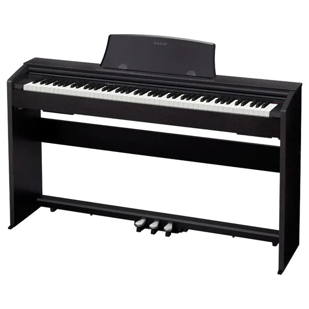 Casio Px-770Bk Privia 88-Note Digital Electric Piano With Foot Pedals And Bench (Black) 2