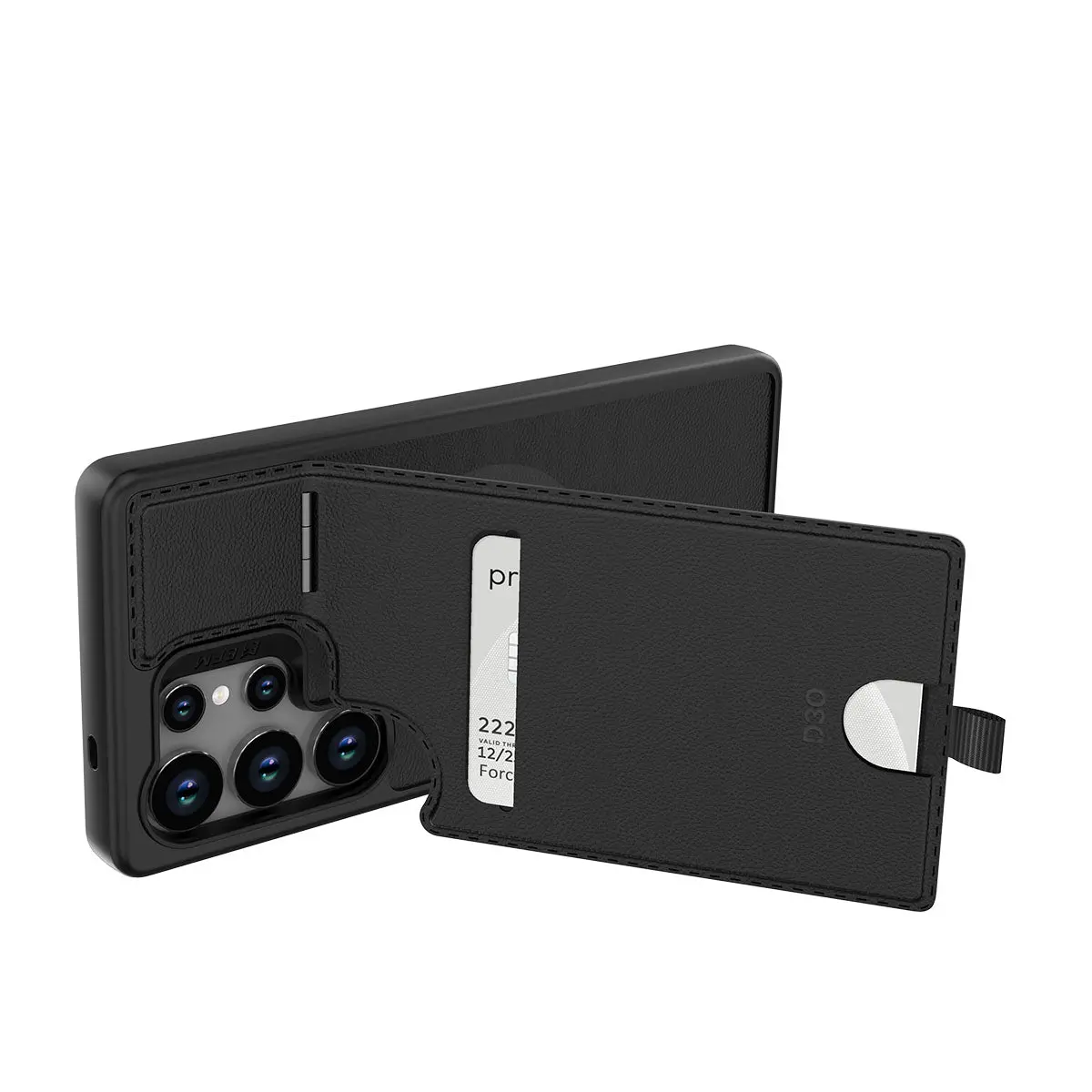 Efm Berlin Wallet Case For Samsung Galaxy S25 Ultra (Black) 2