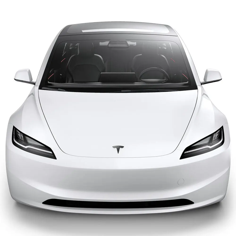 Spigen Tesla Model 3 Highland (2024-2026) To321h Front Emblem Logo Cover (Carbon) 2
