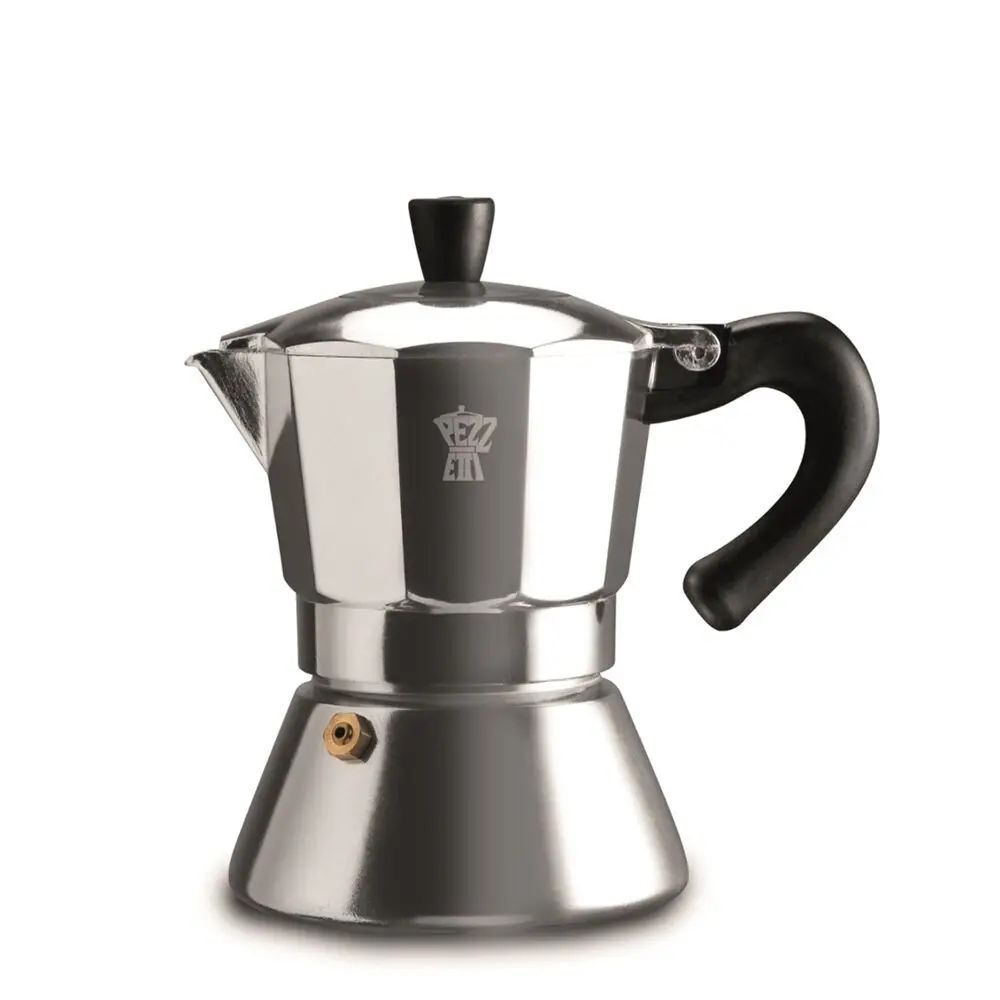 Pezzetti Bellexpress Aluminium 6-Cup Stovetop Induction Coffee Maker Silver 1