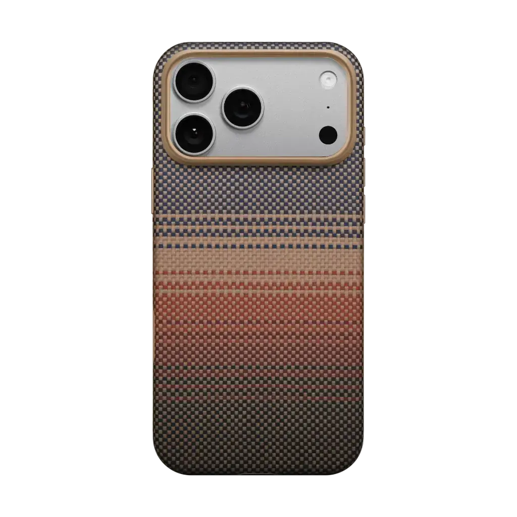 Pitaka Aramid Fibre Ultraguard Case For Iphone 17 Pro Max Sunset 1