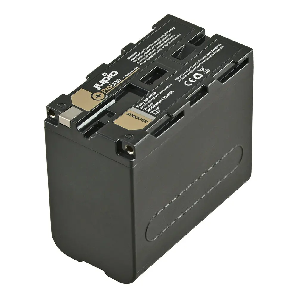 Jupio Proline Li-Ion 7.2V 10050Mah Battery For Sony Np-F970 Camera 1