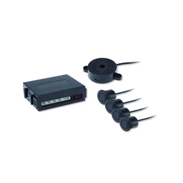 Promata Ps-02 4 Sensor Rear Parking Assist System With Buzzer (Black) 1