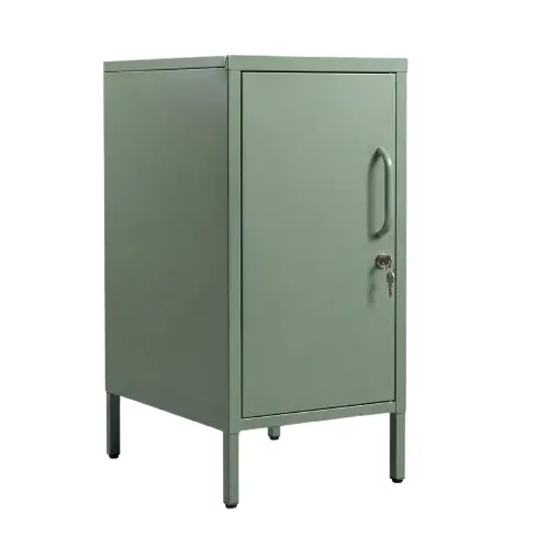 Desky Sidekick Metal Locker Cabinet - Sage / Left Opening 1