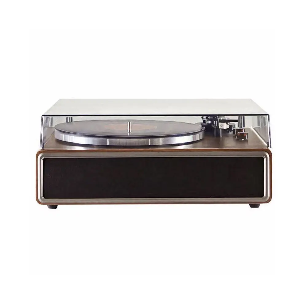 Silcron Anthem Turntable With Built-In Bluetooth Speakers (Walnut Finish) 2