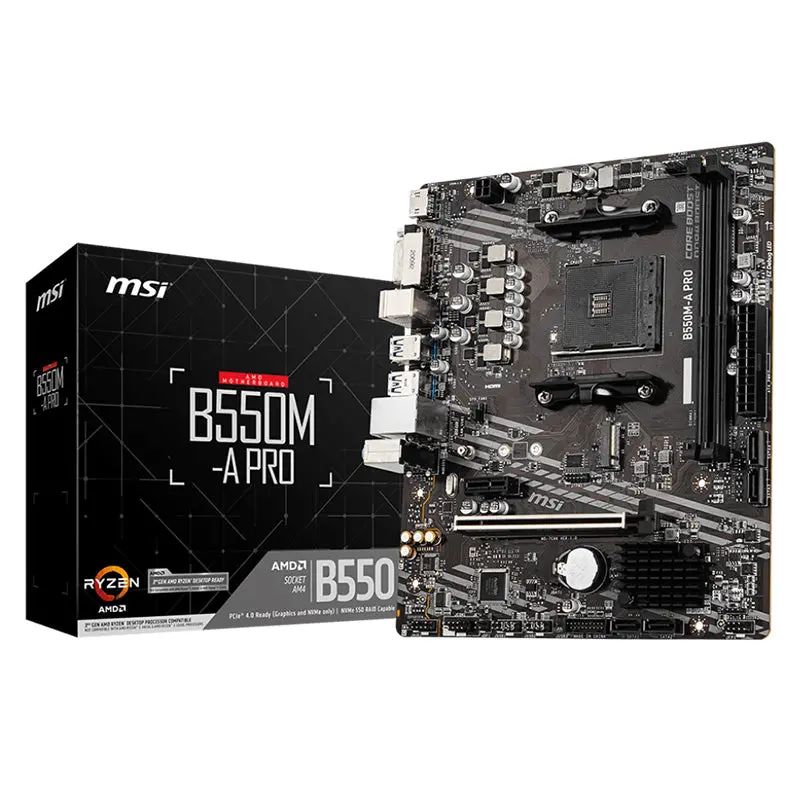 Msi B550m-A Pro Am4 Matx Motherboard 1