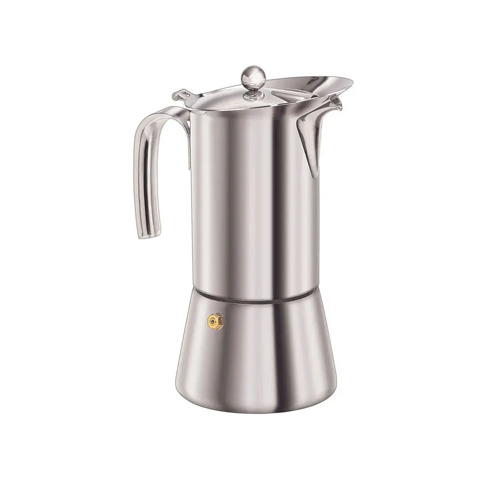 Euroline 2 Espresso Cup 160Ml Stainless Steel Coffee Maker (Silver) 1