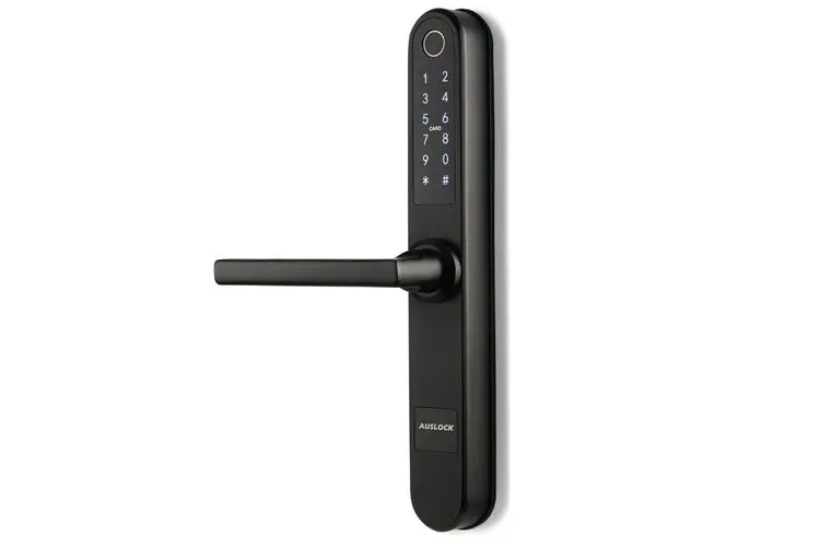 Auslock S31b Slim Series Bluetooth Wi-Fi Smart Door Lock (Black) 1