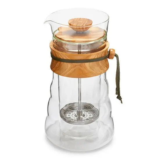 Hario Olive Wood Cafe Press 2