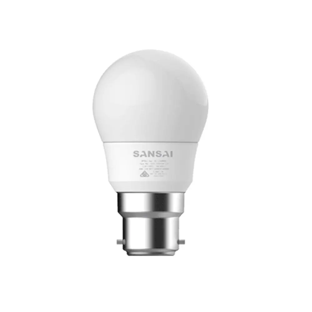 Sansai Led Light Bulb G45 5W B22 (Cool White) 1